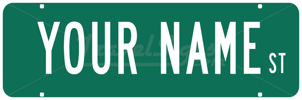 Personalized Name Street Sign