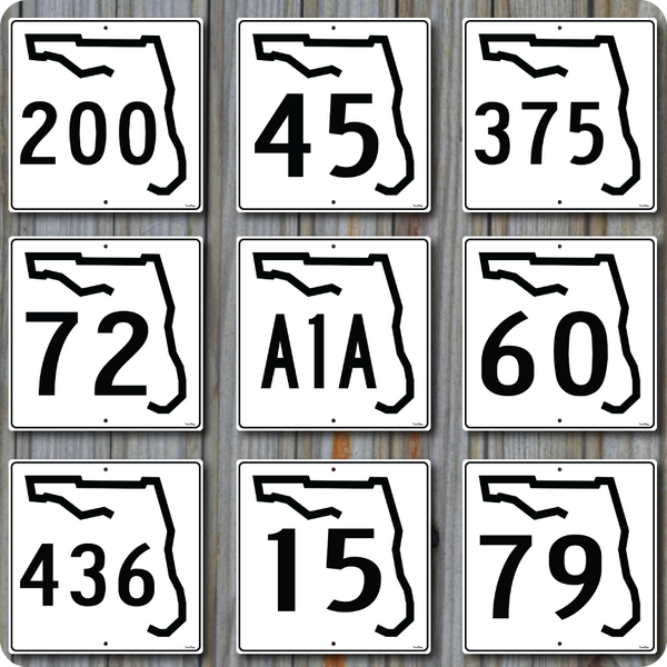 Customized Florida State Road Highway Sign