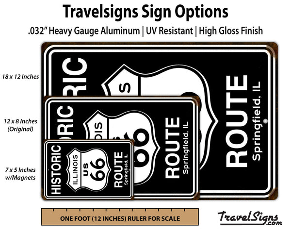 Personalized  Distressed Route 66 Sign