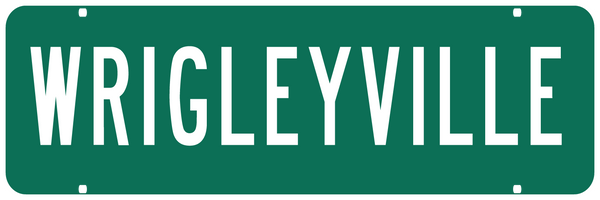 Wrigleyville Street Sign