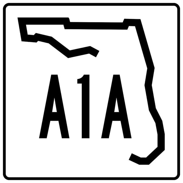 Florida A1A Highway Sign - Key West