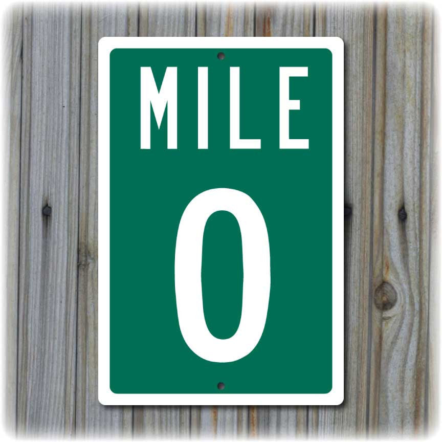 2x Mile Marker 0 Cell Phone Stickers – Key West US1 Highway 1 – Darkside Ltd