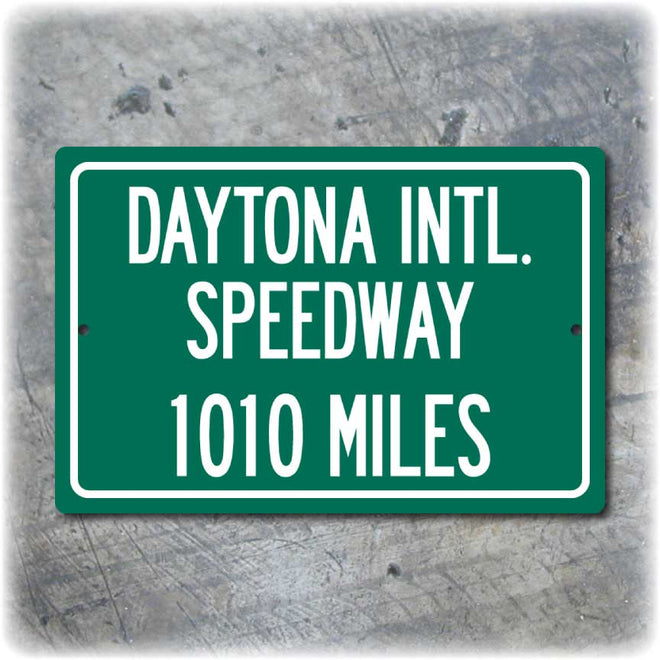 NASCAR Distance Signs