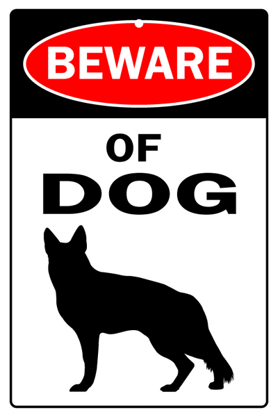 Beware of Dog Sign