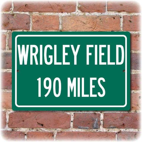 wrigley field sign
