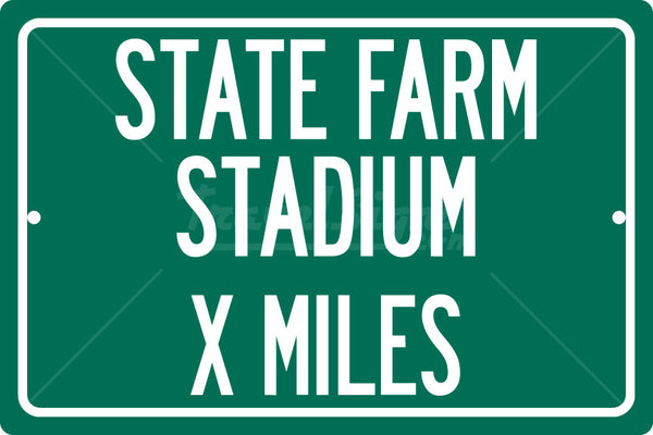 Personalized Highway Distance Sign To: State Farm Stadium, Home of the Arizona Cardinals