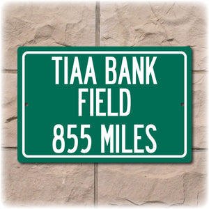 Personalized Highway Distance Sign To: TIAA Bank Field, Home of the Jacksonville Jaguars