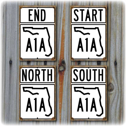 Sticker Dad Mile 0 Key West Highway Sign – 3 Pack – 5x3 Inch Glossy Vinyl Decals