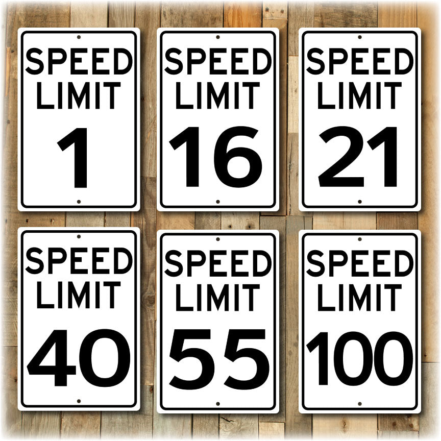 Personalized Speed Limit Street Sign – Travelsigns