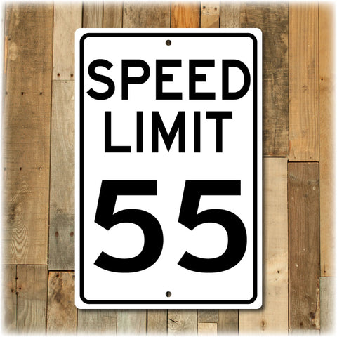 Personalized Speed Limit Street Sign