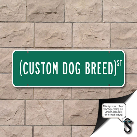 Custom Dog Breed Sign