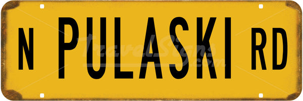 Vintage Chicago Street Signs