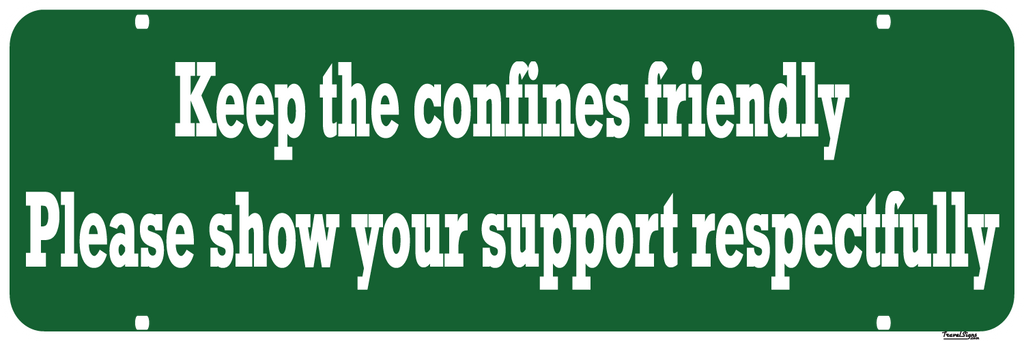 Show Your Support Respectfully Wrigley Field Sign – Travelsigns