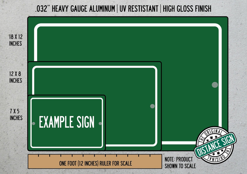 Personalized Highway Distance Sign To: Lincoln Financial Field, Home o ...