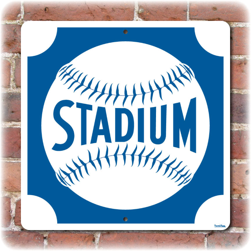 Retro Dodger Stadium Direction Sign