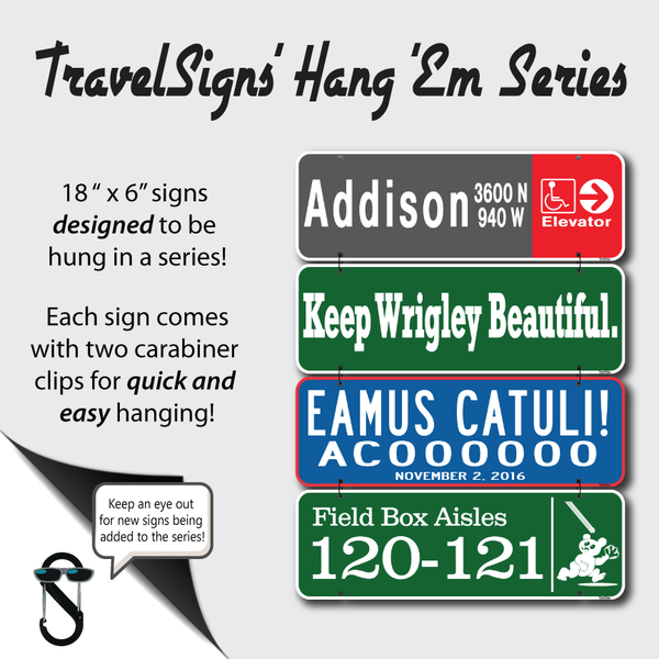 Keep Wrigley Beautiful Street Sign