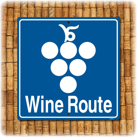 Wine Route Highway Sign