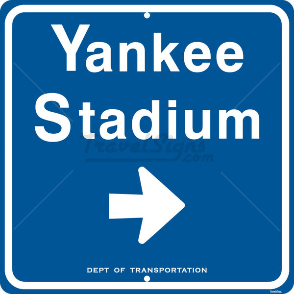 Yankee Stadium Directon Arrow Sign