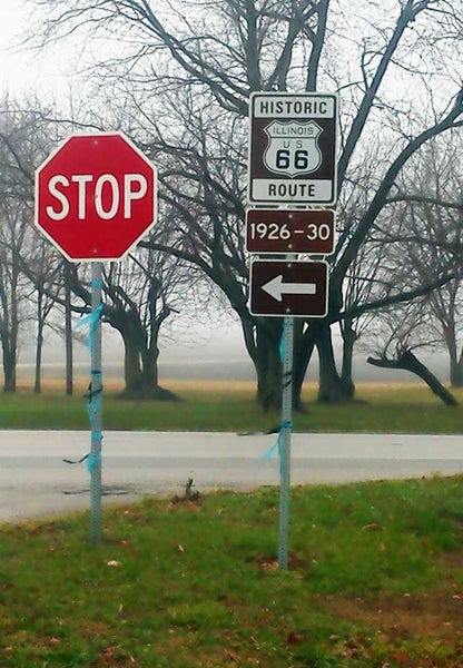 Illinois Historic Route 66 Sign