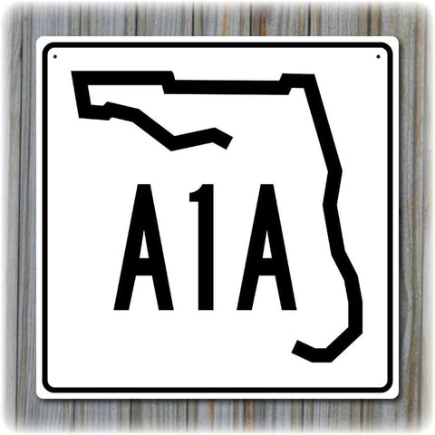 Florida A1A Highway Sign - Key West