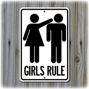 Girls Rule Sign