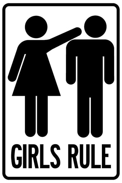 Girls Rule Sign