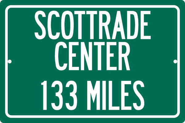 Personalized Highway Distance Sign To: Scottrade Center, Home of the St. Louis Blues